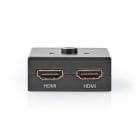 NEDIS - HDMI Bi-direktionaler Switch 2-out 1-in oder 2-out 1-in anth