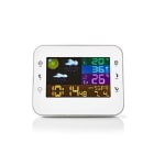 NEDIS - Wetterstation Uhr Farbdisp. Wecker Hygrom 1Außensensor wssi
