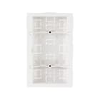 JABLOTRON - VG! Wandmontagebox f. PIR-BWM JA-1x2P inkl. Rahmen weiß+grau