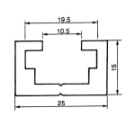 ALMATEC - AN 25.2 Befestigungsschiene