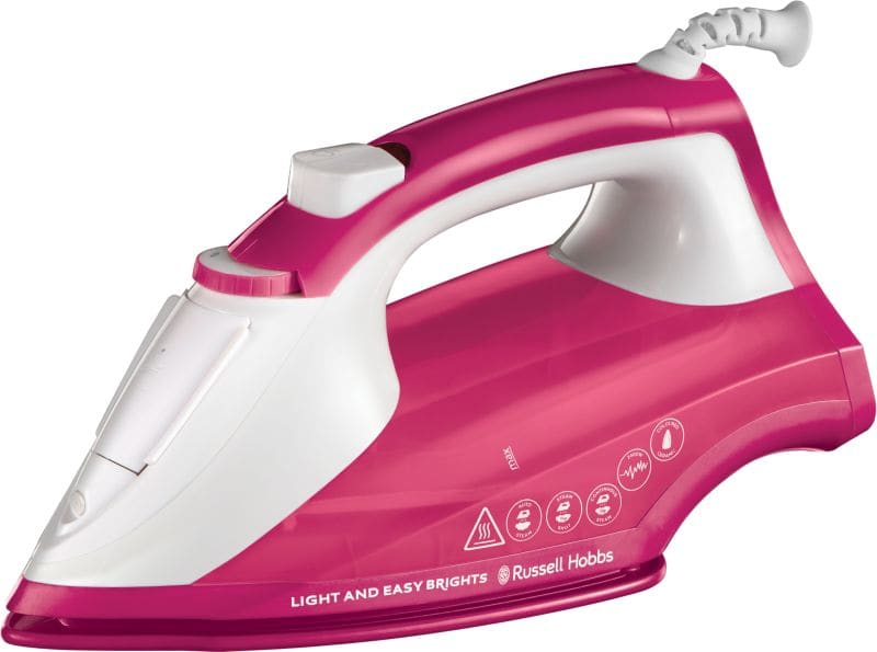 RUSSELL HOBBS - Bügeleisen 2400W 240ml KeramikS. autom.Dampf. Berry pink