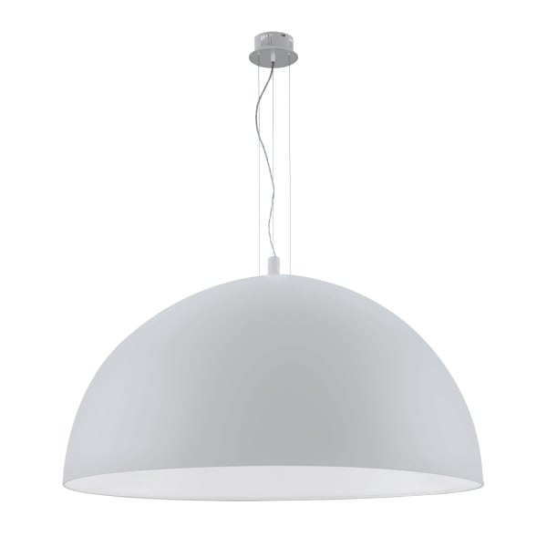 EGLO - HL/3 E27 Ø1200 SILBER 'GAETANO PRO'