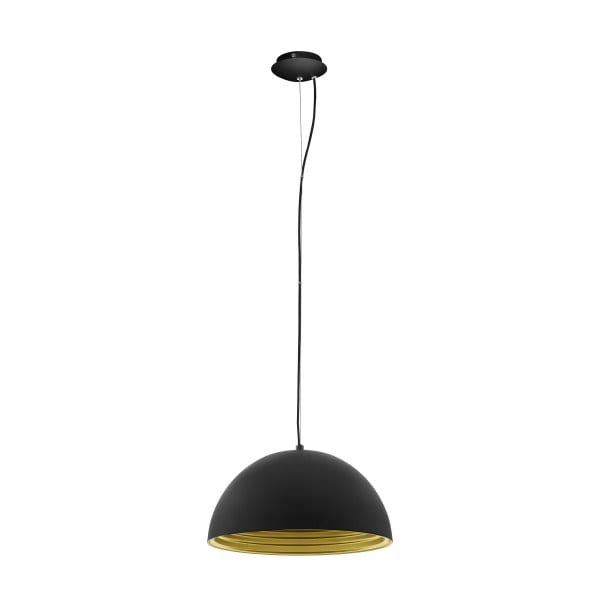 EGLO - HL/1 E27 Ø500 SCHWARZ/GOLD 'PANDERAS'