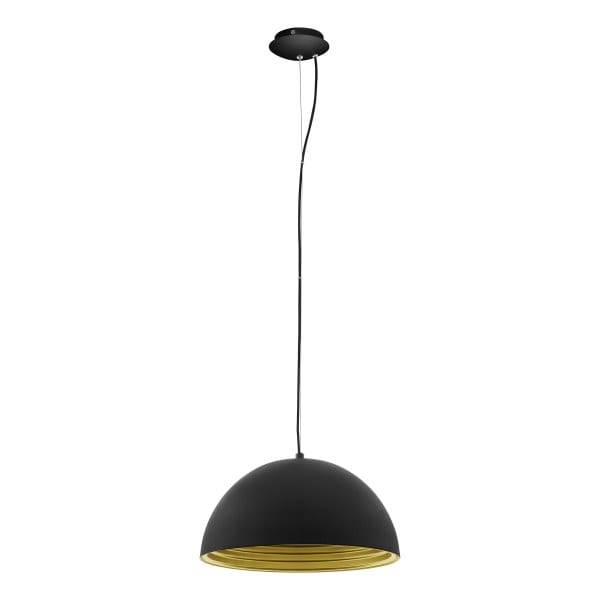 EGLO - HL/1 E27 Ø300 SCHWARZ/GOLD 'PANDERAS'