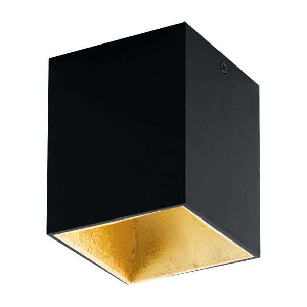 EGLO - DL/1 ECKIG SCHWARZ/GOLD 'POLASSO PRO'