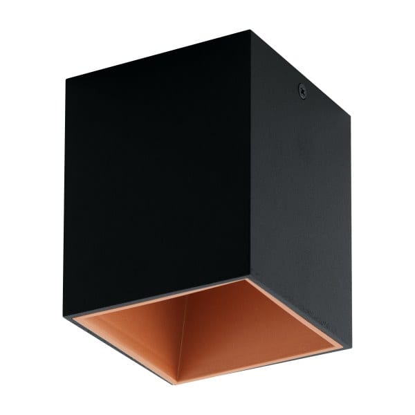 EGLO - DL/1 ECKIG SCHWARZ/KUPFER 'POLASSO PRO'