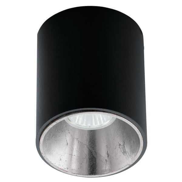 EGLO - DL/1 RUND SCHWARZ/SILBER 'POLASSO PRO'