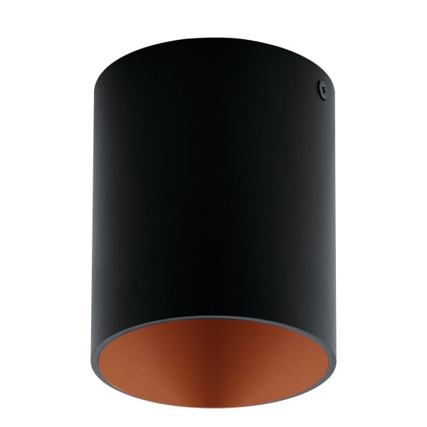 EGLO - DL/1 RUND SCHWARZ/KUPFER 'POLASSO PRO'