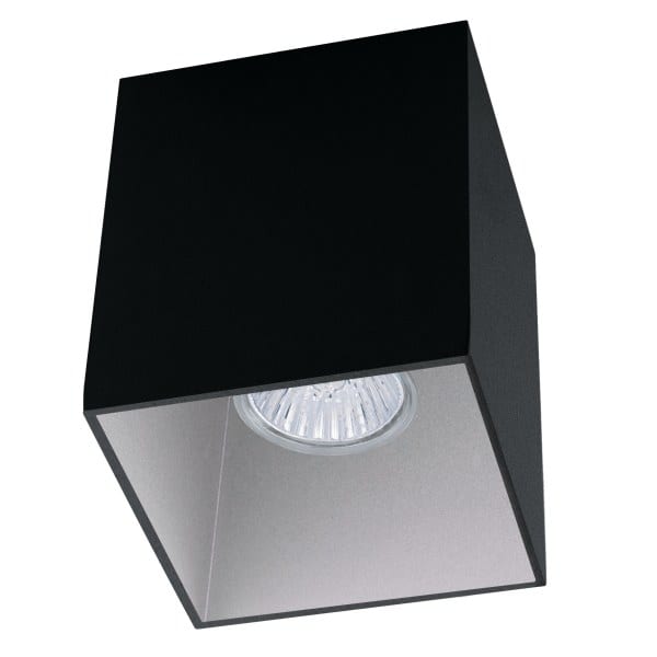 EGLO - DL/1 ECKIG SCHWARZ/SILBER 'POLASSO PRO'