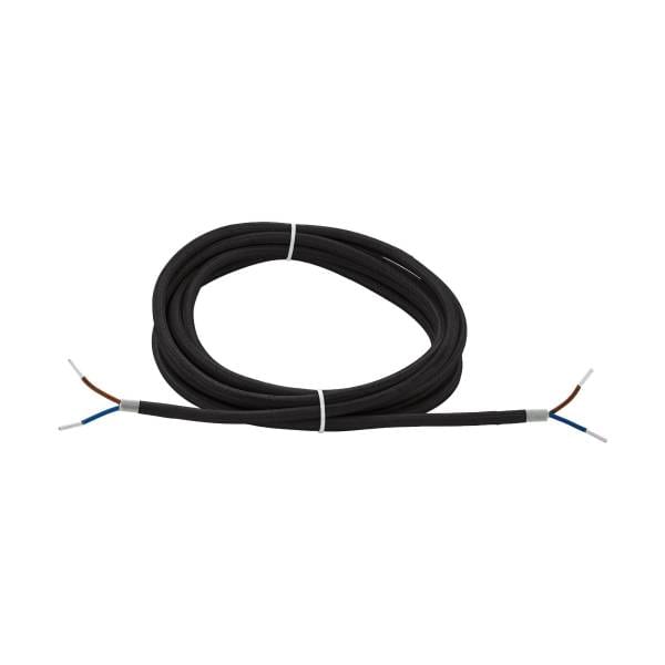 EGLO - TEXTILKABEL 2X0,75 L-5M SCHWARZ