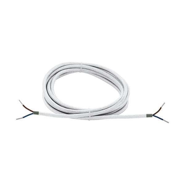 EGLO - TEXTILKABEL 2X0,75 L-5M WEISS