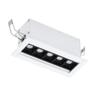 EGLO - LED DECKENAUFBAULEUCHTE UGR16 3.000K 5-FACH WEISS 5,3W