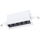 EGLO - LED DECKENAUFBAULEUCHTE UGR16 4.000K 5-FACH WEISS 5,3W