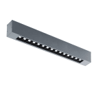 EGLO - LED DECKENAUFBAULEUCHTE INKL. DALI 3.000K 15-FACH SILBER 10,5W