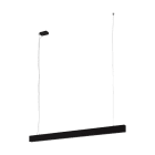 EGLO - LED-Büro-Hängeleuchte direkt/indirekt mit Sensor schwarz  L: 2196mm 3000K