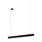 EGLO - LED-Büro-Hängeleuchte direkt/indirekt mit Sensor schwarz L: 1665mm 4000K