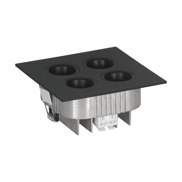 EGLO - LED-Einbauleuchte schwarz  4000K