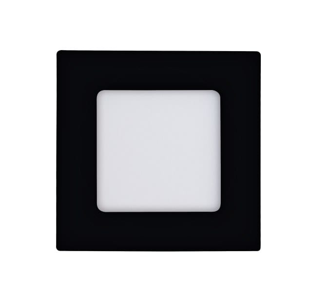 EGLO - LED-Einbauspot schwarz 85x85mm  / CCT