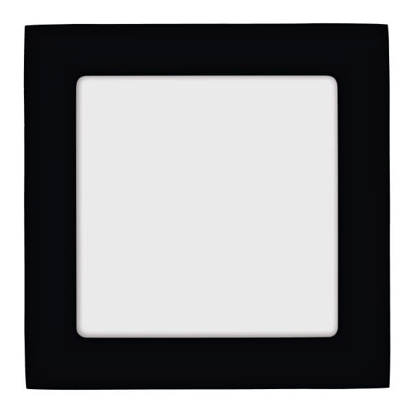 EGLO - LED-Einbauspot schwarz 170x170mm  / CCT