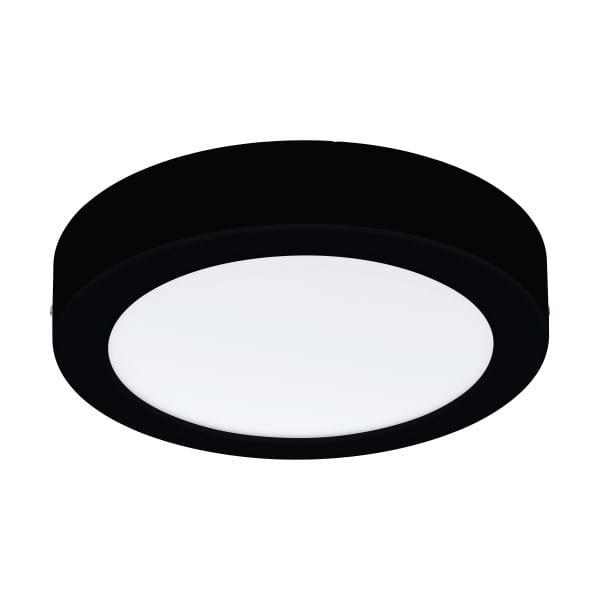EGLO - LED-Aufbauspot schwarz DM: 225mm / CCT