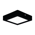 EGLO - LED-Aufbauspot schwarz 170x170mm / CCT