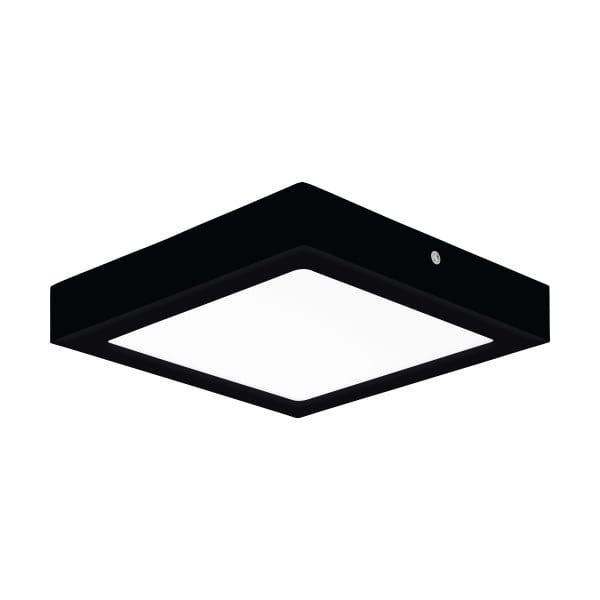 EGLO - LED-Aufbauspot schwarz 225x225mm / CCT