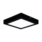 EGLO - LED-Aufbauspot schwarz 225x225mm / CCT