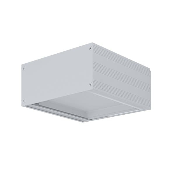 EGLO - Wandaufbauleuchte indirekt silber 155x155mm 3000K