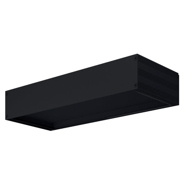 EGLO - Wandaufbauleuchte indirekt schwarz 395x155mm 3000K