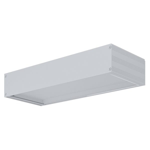 EGLO - Wandaufbauleuchte indirekt silber 395x155mm 4000K