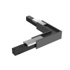 EGLO - 48V SLIM TRACK L-CORNER HOR. BLACK