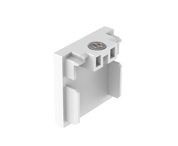 EGLO - 48V SLIM TRACK ENDCAP 2 PCS WHITE