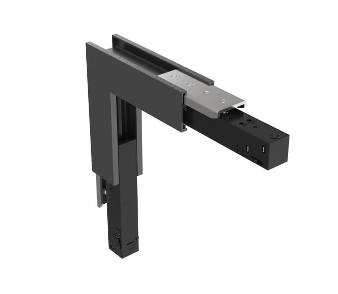 EGLO - 48V SLIM TRACK L-CORNER VER. BLACK