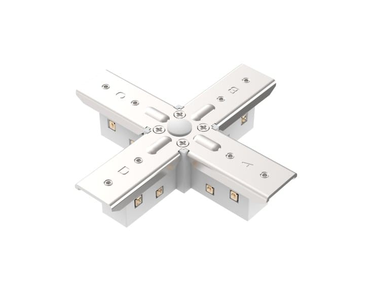 EGLO - 48V SLIM TRACK X-CONNECTOR WHITE