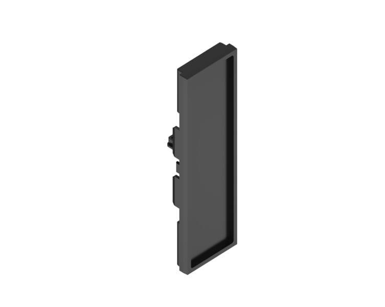 EGLO - 48V H-TRACK ENDCAP 2 PCS BLACK