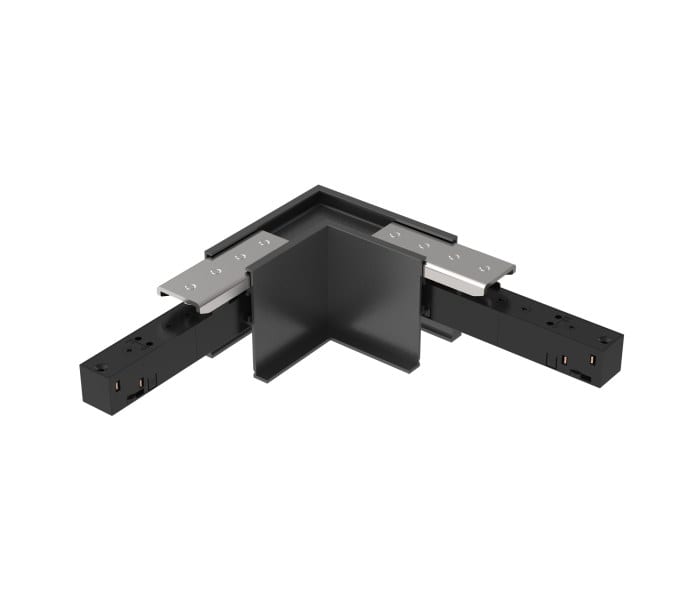 EGLO - 48V RECESSED TRACK L-CORNER HOR. BLACK