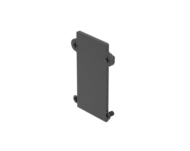EGLO - 48V FRAMELESS TRACK ENDCAP 2 PCS BLACK