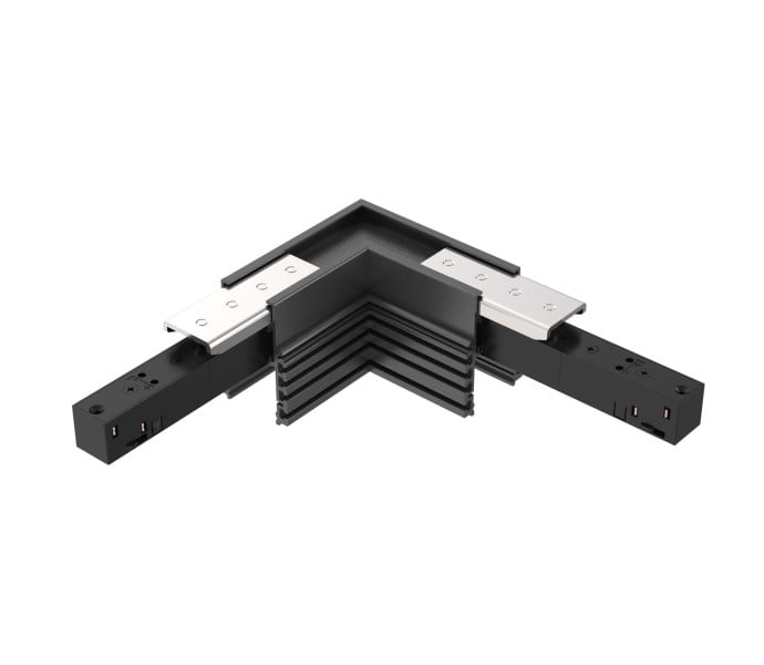 EGLO - 48V FRAMELESS TRACK L-CORNER HOR. BLACK