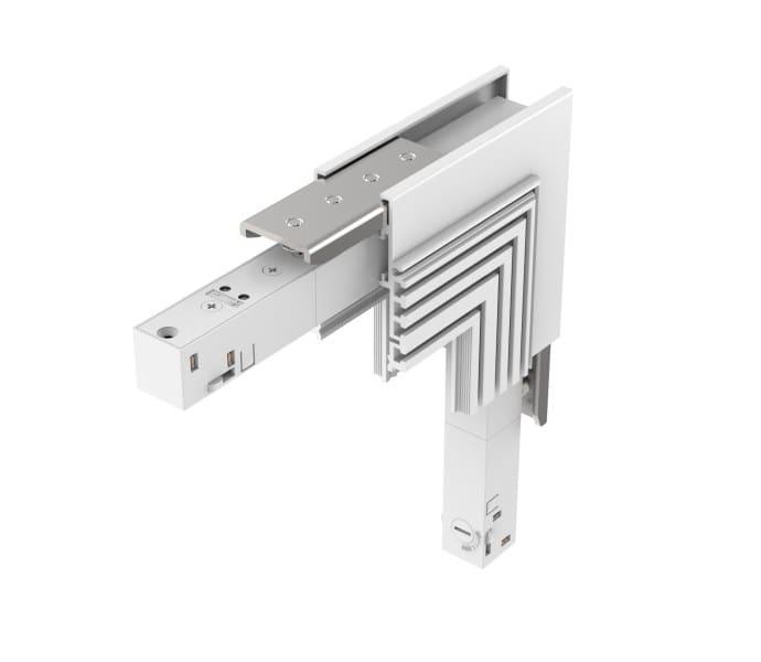 EGLO - 48V FRAMELESS TRACK L-CORNER VER. WHITE
