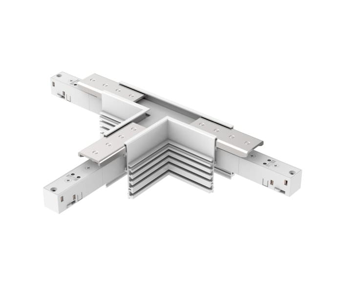 EGLO - 48V FRAMELESS TRACK T-CONNECTOR WHITE