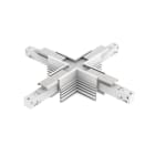 EGLO - 48V FRAMELESS TRACK X-CONNECTOR WHITE