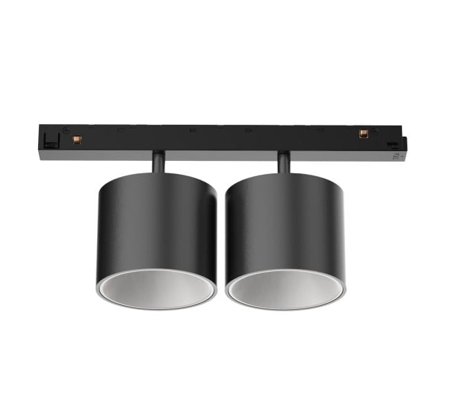 EGLO - 48V SPOT INSET DD 2x 10W LF930 ON/OFF BLACK