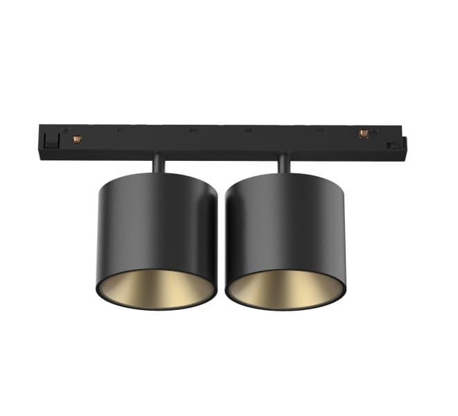 EGLO - 48V SPOT INSET DD 2x 10W LF940 ON/OFF BLACK