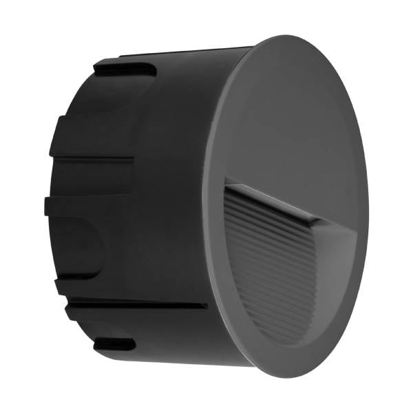 EGLO - LED-WANDEINBAUL.Ø135 ANTHRAZIT 'ZIMBA'