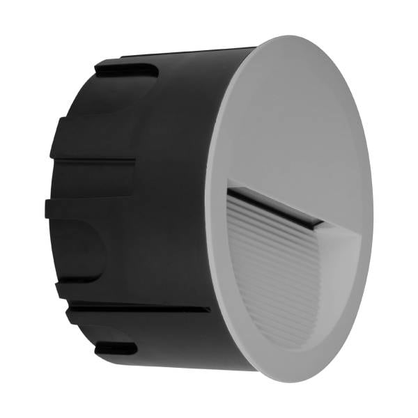 EGLO - LED-WANDEINBAUL.Ø135 GRAU 'ZIMBA'