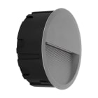 EGLO - LED-WANDEINBAUL.Ø202 GRAU 'ZIMBA'