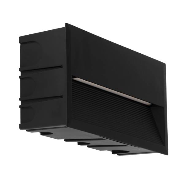 EGLO - LED-WANDEINBAUL.271X135 SCHWARZ 'ZIMBA'