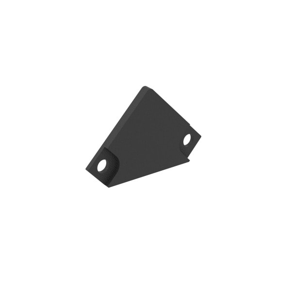 EGLO - LINE20 CORNER ENDCAP-FLAT BLACK 2 PCS