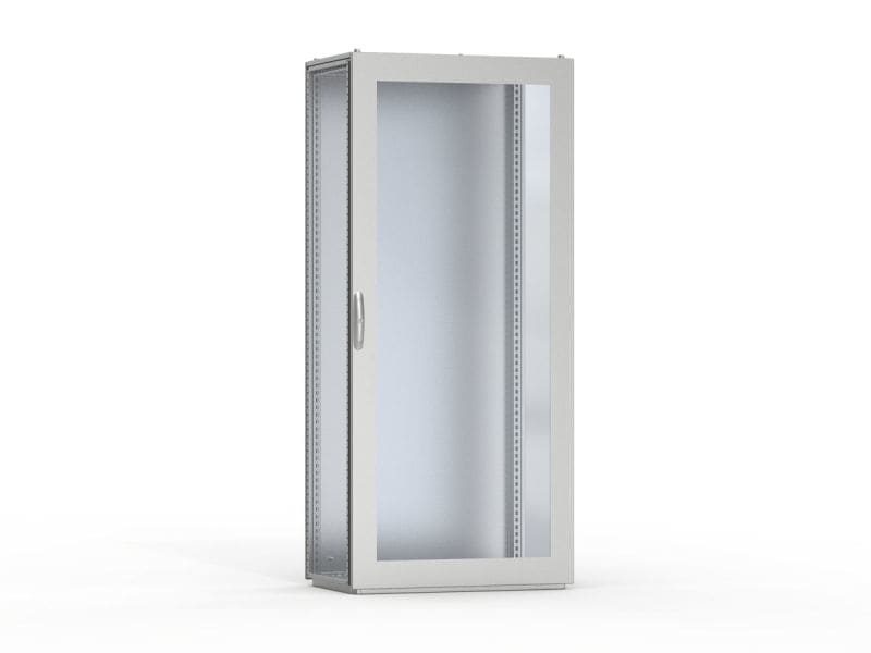NVENT HOFFMANN ELDON - Verglaste Tür, 1600x800, Edelstahl 304, 3mm Doppelbartschloss