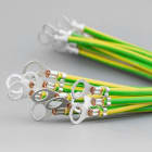 NVENT HOFFMANN ELDON - Erdungskabel M8/M8, 10 Sätze, 6mm² Kupferdraht (gelb-grün) Inhaltsmenge:10
